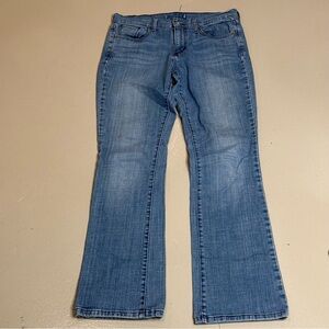 Vintage Levi Jeans Womens Size 31” waist flare bottoms embellished pockets